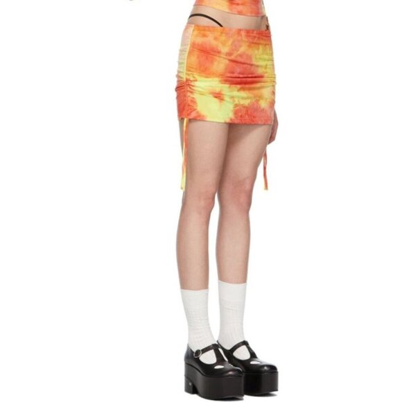 I'm Sorry by Petra Collins Tie-Dye Miniskirt Size S SSENSE Exclusive $165 - Picture 14 of 15